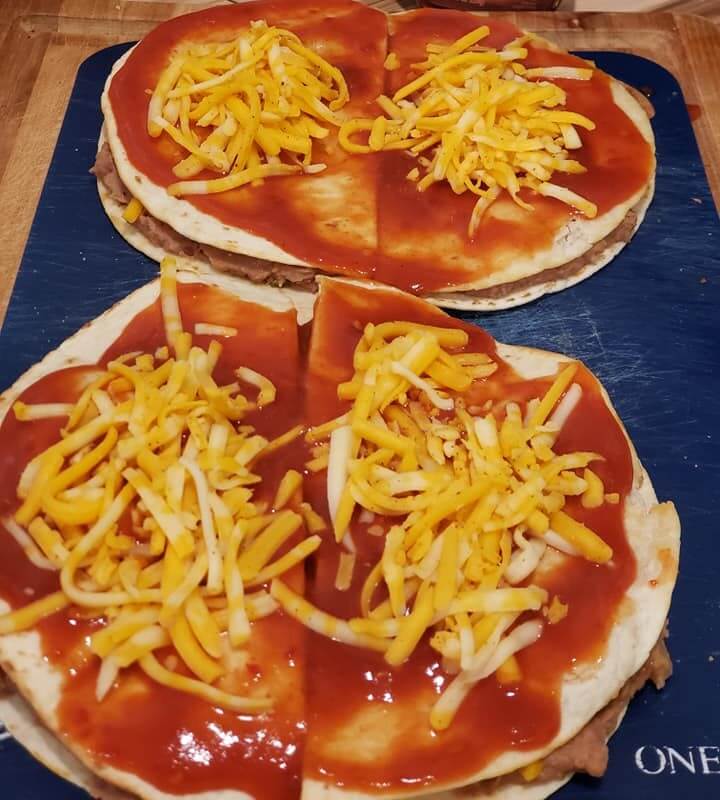 mexican pizza in air fryer