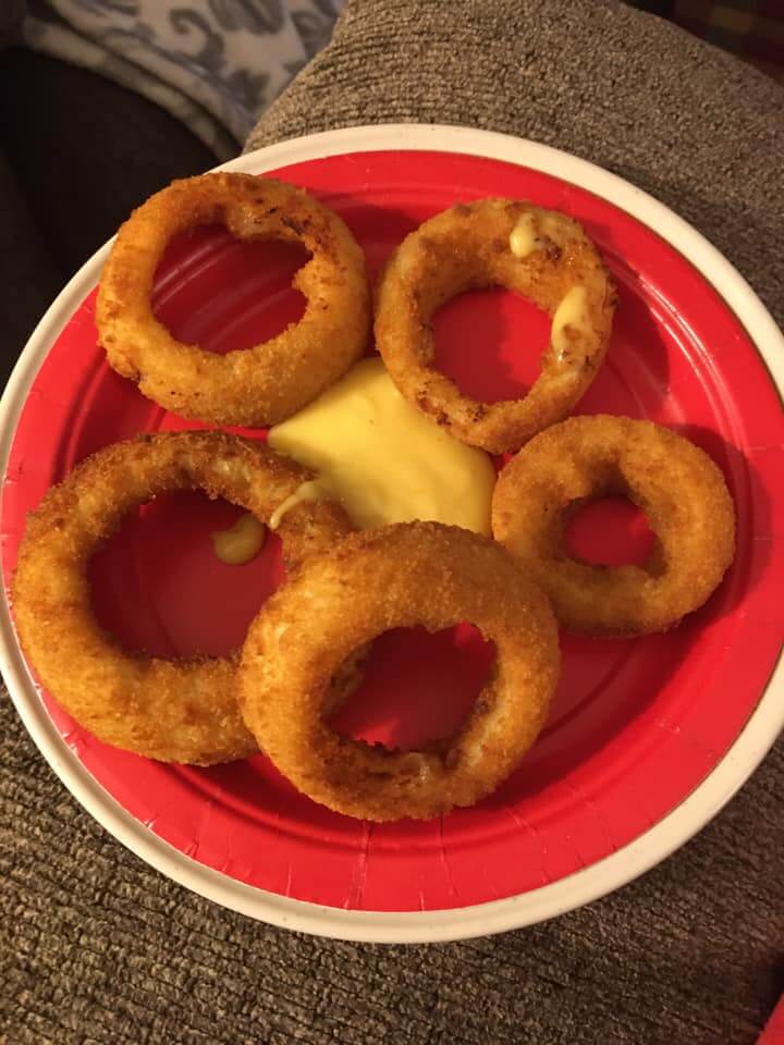 frozen onion rings in air fryer