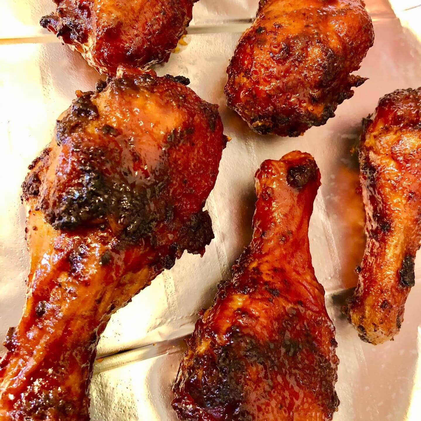 bbq chicken drumsticks air fryer