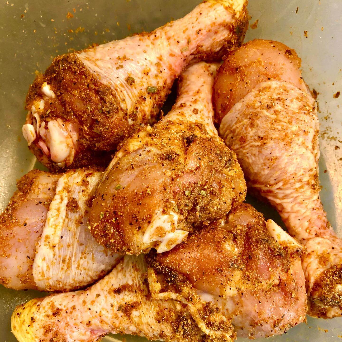 air fryer drumsticks bbq