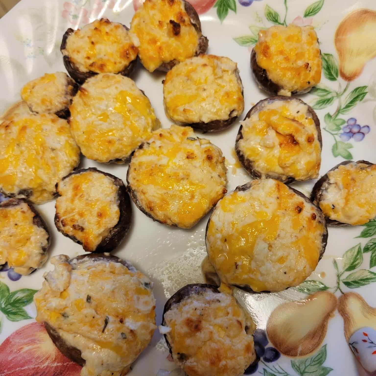 stuffed mushrooms in air fryer