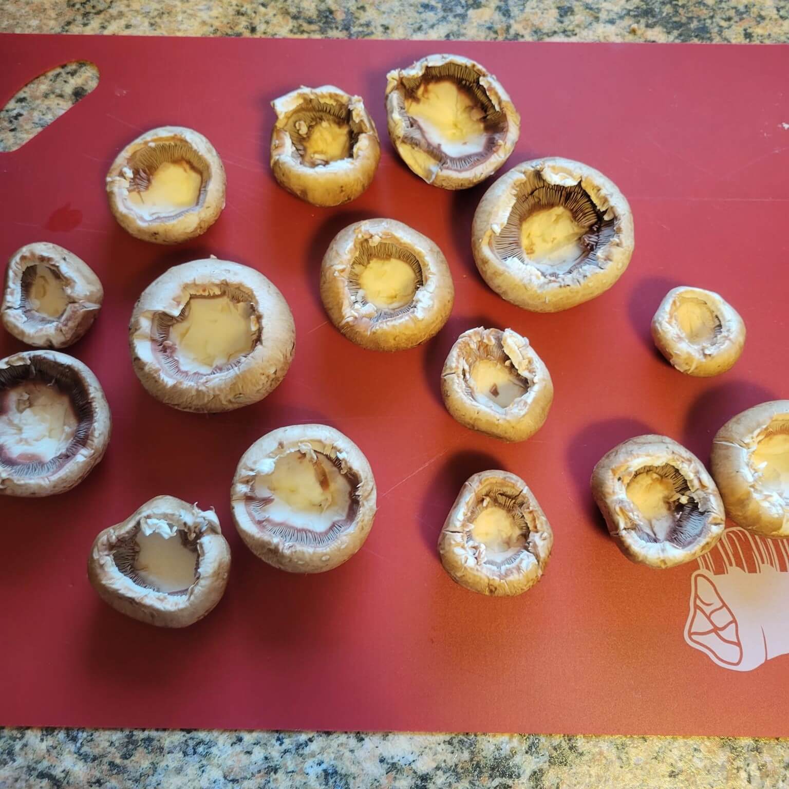 stuffed mushrooms in the air fryer