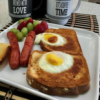 egg in a hole air fryer