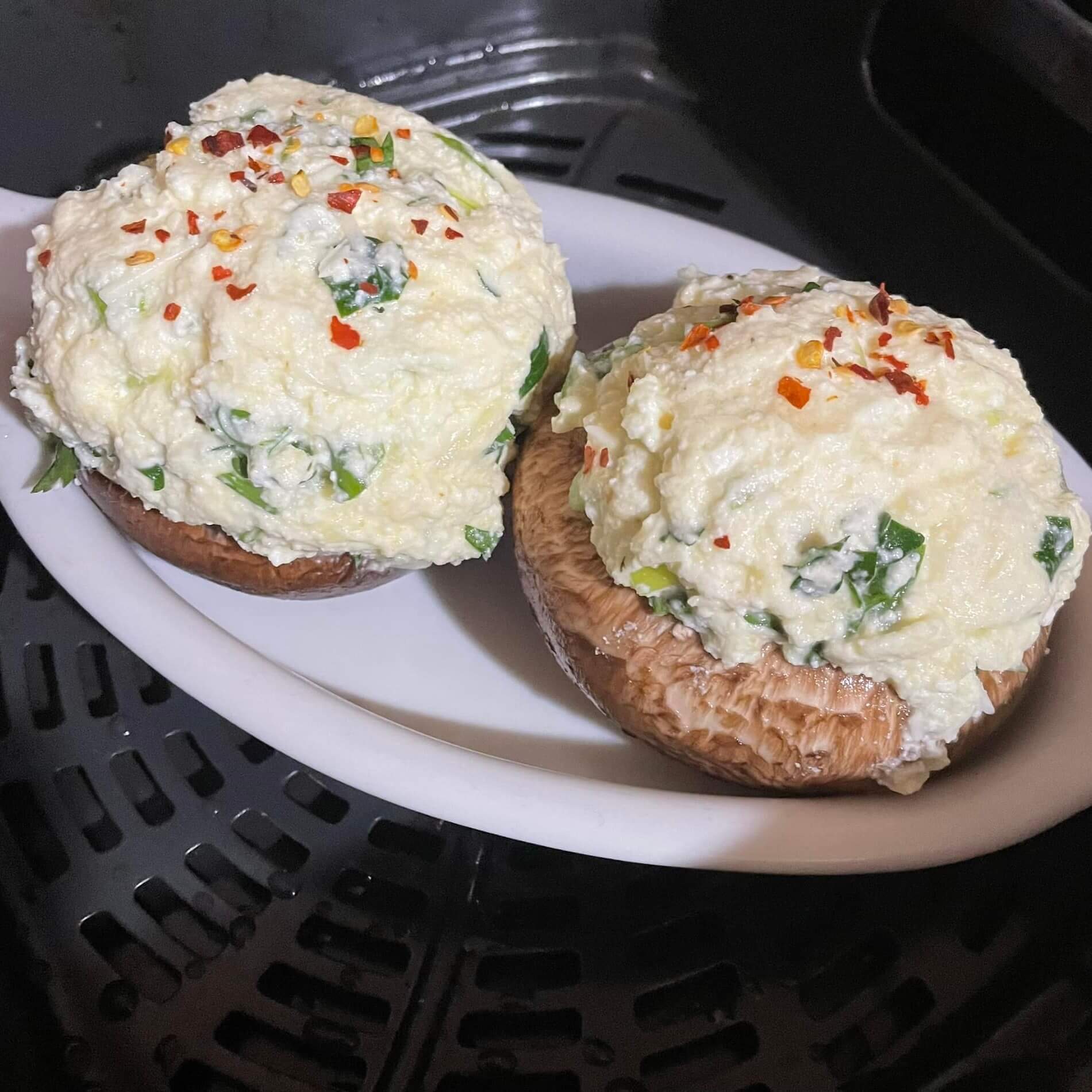 stuffed mushrooms air fryer