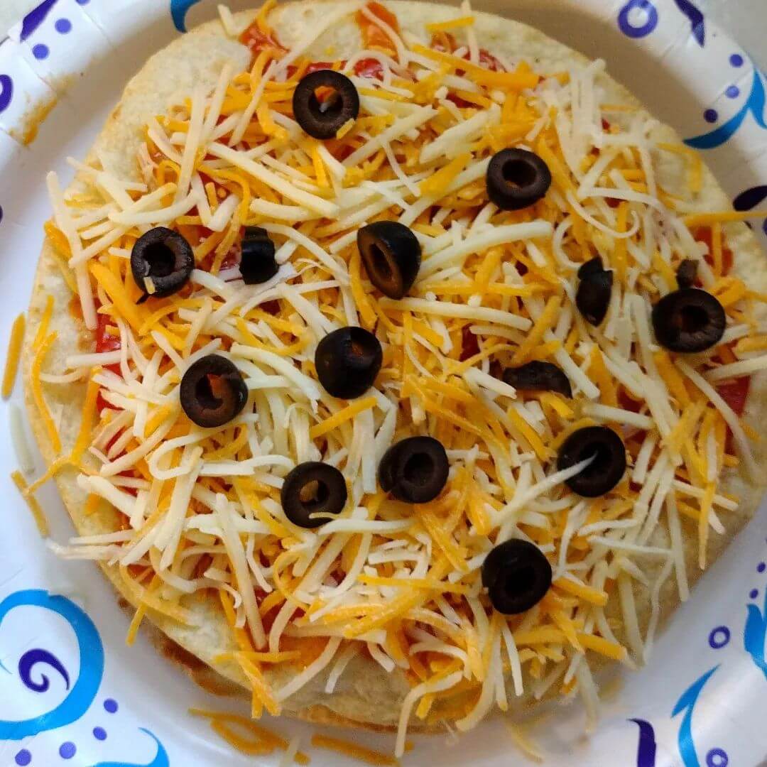 air fryer mexican pizza