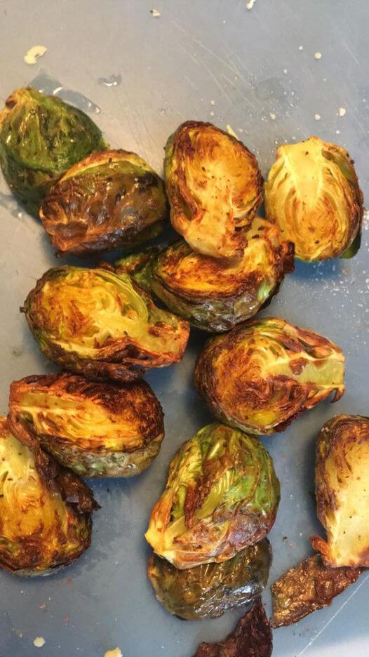 air fryer brussels sprouts