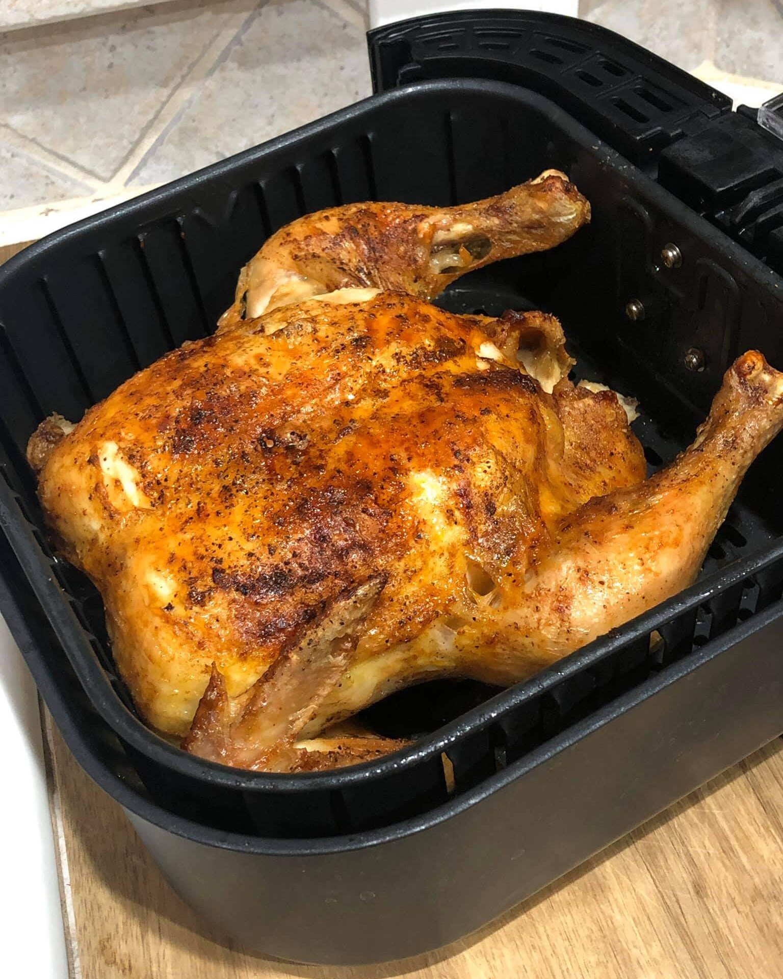 reheating rotisserie chicken in air fryer