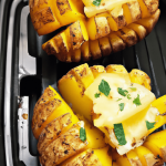 BLOOMING BAKED POTATOES in the AIR FRYER