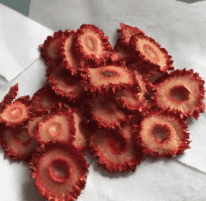 Dehydrated strawberries in air fryer are a healthy and delicious snack that can be enjoyed year-round. in this recipe I will show you how in few steps.