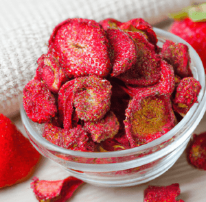 Dehydrated strawberries in air fryer are a healthy and delicious snack that can be enjoyed year-round. in this recipe I will show you how in few steps.