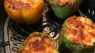 air fryer stuffed peppers