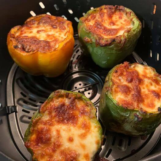 air fryer stuffed peppers