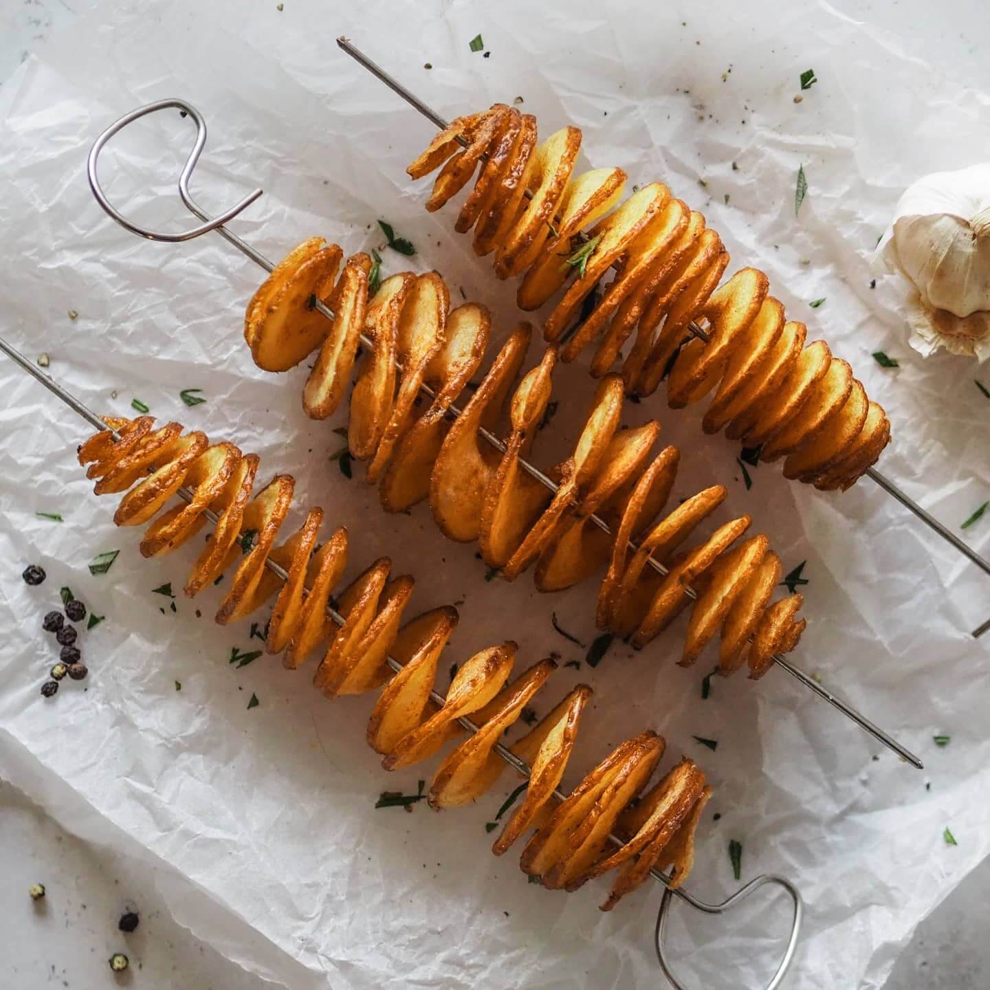 air fryer tornado potatoes