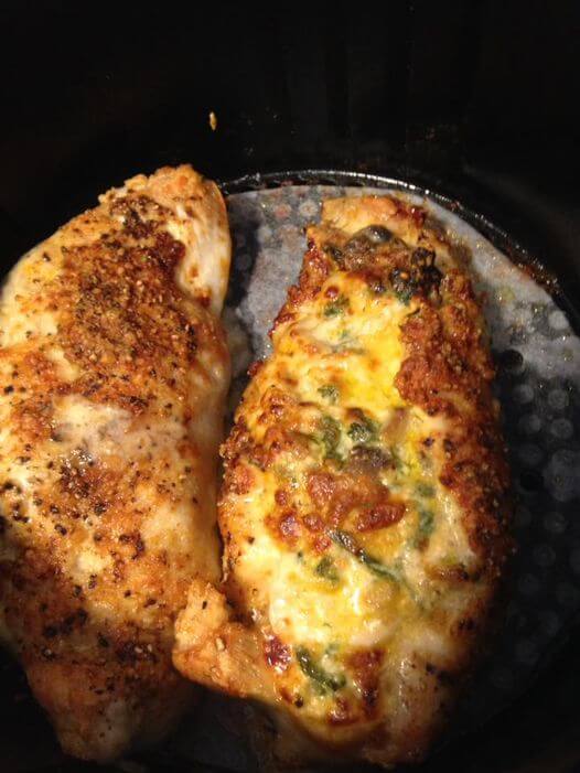 barber raw stuffed chicken breasts air fryer